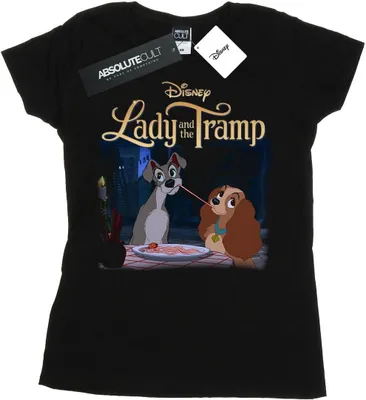 Produktbild von Disney - "Lady And The Tramp" T-Shirt für Damen BI16160 (S) (Schwarz)