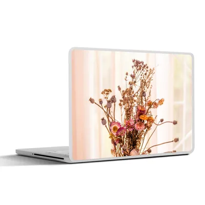 Produktbild von MuchoWow® Laptop Aufkleber Sticker Cover Getrocknete Blumen - Stillleben - Farben 32.5x23.5 cm - Sticker für Laptop - Selbstklebend