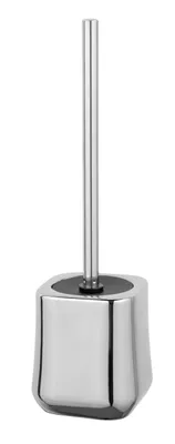 Produktbild von SCHÖNER WOHNEN-Kollektion Keramik WC-Garnitur Mod. Adine, Chrom, mit Kunststoffabdeckung