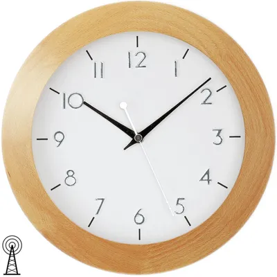 Produktbild von AMS Funk-Wanduhr, Funkwerk, D29x5cm, 5836