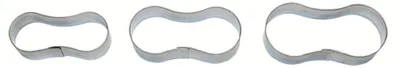 Produktbild von Keksa. Biskotte 3er Edelstahl 50mm 55mm 60mm