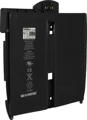 Produktbild von vhbw Akku kompatibel mit Apple iPad A1337, 1 A1337, 1 A1219, 1G, A1219, A1315, 1 A1315 Notebook (5400 mAh, 3,75 V, Li-Polymer)
