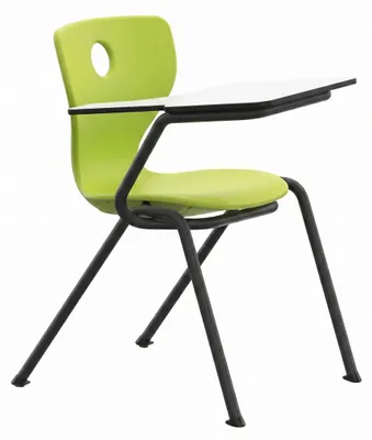 Produktbild von Ergonomischer Schulstuhl mit Schreibablage und stabilem Metallgestell