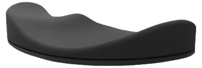 Image de Repose-poignet souris - Ergonomique - Noir - 10 x 4 x 1,7 cm - Silicone - Pour la maison et le bureau
