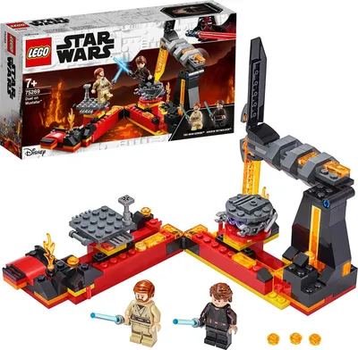 Produktbild von LEGO 75269 Star Wars Duell auf Mustafar, Die Rache der Sith, Spielset mit Anakin Skywalker und Obi-Wan Kenobi Minifiguren