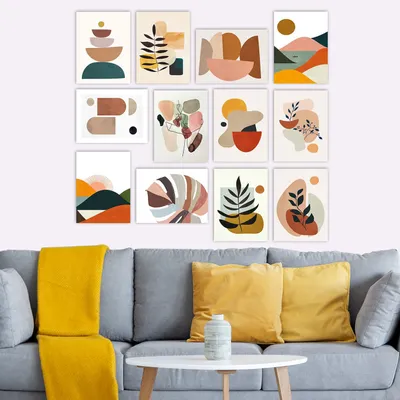 Obrázok produktu pre Wallity, 12MDF02- LUL1232, Farebný, Výtlačky na plátno, 20 x 15 cm, 100% MDF (hrúbka: 3 mm)