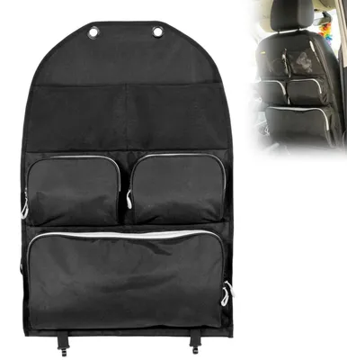 Image de Organisateur de siège auto pour VW T5, T6, T6.1 – Imperméable, en tissu Oxford, avec de nombreux compartiments