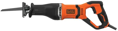 Produktbild von Black & Decker BES301-QS, Schwarz, Orange, 2800 SPM, AC, 750 W, Metallsägeblatt, Holz-Sägeblatt, 1 Stück(e)