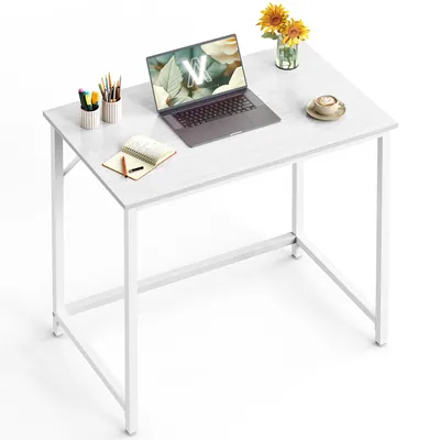 Produktbild von VASAGLE Schreibtisch Computertisc 80x50x75cm schmaler Bürotisch Weiß