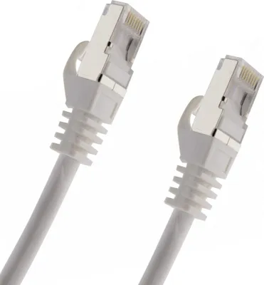 Produktbild von Netzwerkkabel Cat. 7 3m Weiß Gigabit LAN Ethernet Kabel