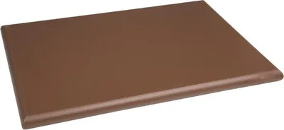 Image de Planche à découper Hygiplas extra épaisse haute densité, marron, 45 x 30 x 2,5 cm