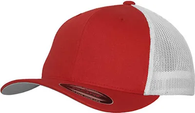 Produktbild von Urban Classics Flexfit Mesh Trucker 2-Tone Cap Trucker Basecap Mit Netz, Größe: L/Xl; Farbe: Red/White