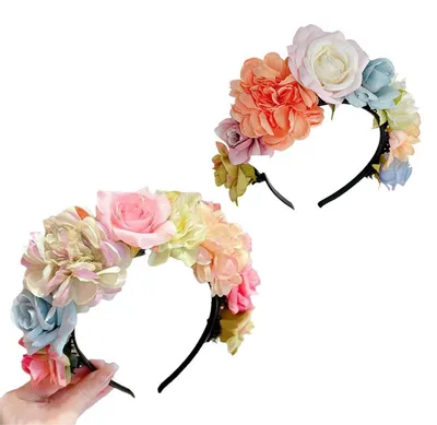 Immagine prodotto di Set di cerchietti per capelli, confezione da 2, ideali per feste e matrimoni