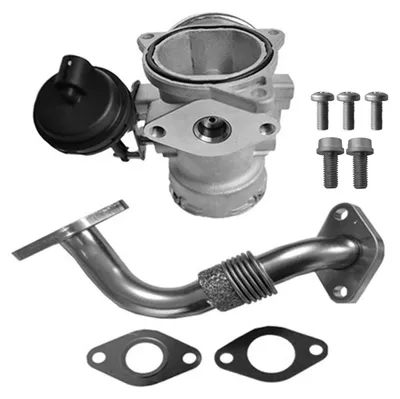 Image de Soupape EGR avec tuyauterie PARTSTEC IAM-Expertise, compatible notamment avec l'AUDI A4