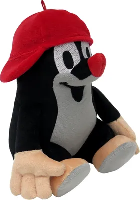 Produktbild von Kuscheltier Der kleine Maulwurf mit roter Baseballkappe sitzt 16 cm Mehrfarbig, 48920F