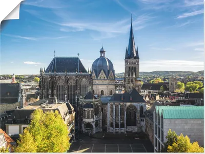 Produktbild von ARTland Poster Aachener Dom I Größe: 40x30 cm