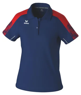 Produktbild von Erima Evo Star Poloshirt New Navy/Rot