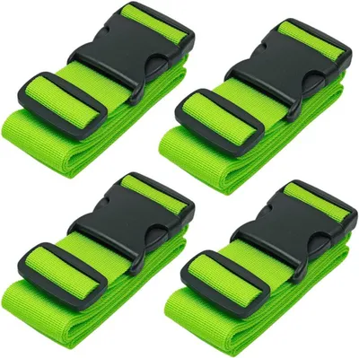 Produktbild von 4-Stück Koffergurt Kofferband Gurt Gepäckgurt Luggage Strap für Koffer