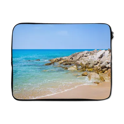 Produktbild von MuchoWow® Laptop Hülle 15 Zoll Strand - Meer - Tropisch - Sommer Laptoptasche - Laptoptasche - Sleeve - Rundum-Schutz