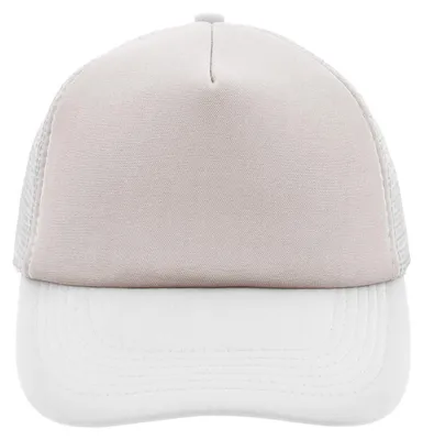 Image de Myrtle Beach - Casquette de baseball, maille, polyester LT998 (taille unique) (gris clair/blanc)
