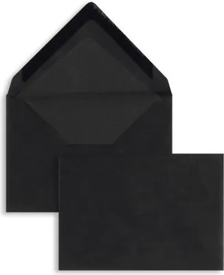 Produktbild von Briefumschläge 157x225mm (DIN C5) 100g/qm gummiert VE=100 Stück schwarz
