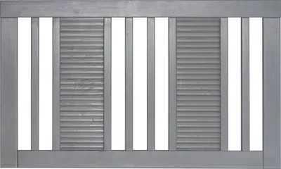 Produktbild von Vorgartenzaun Konsta Fenris 180 x 90 cm hellgrau