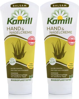 Produktbild von Kamill Hand & Nagelcreme Balsam 100ml - Handcreme Kamillenextrakt (2er Pack)