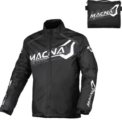 Immagine prodotto di Giacca da moto antipioggia Macna Rainossi, nero/bianco, taglia L