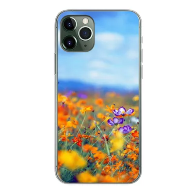 Produktbild von MuchoWow® Handyhülle Schutzhülle Hülle für iPhone 11 Pro Kosmos - Farben - Frühling Silikon Softcase Handy Hülle - Handy