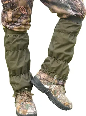 Immagine prodotto di Protezione dal morso di serpente Gamiters per la parte inferiore delle gambe all'aperto escursionismo impermeabile stivali regolabili coprire legging campeggio pesca