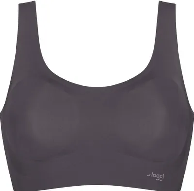 Produktbild von Sloggi Zero Feel Top BH Ohne Bügel, Farbe: Grau (Mauve Grey), Größe: XS