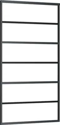 Obrázek produktu pro Posuvné dveře ESG sklo a hliník 102 x 205 cm černé
