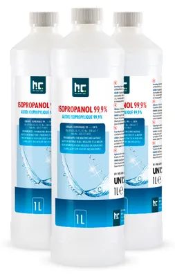 Produktbild von 3x 1 L Isopropanol 99,9% in 1 Liter Flaschen