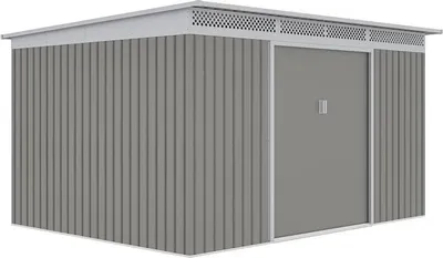 Zdjęcie produktu dla Domek ogrodowy G21 GRAH 915 - 340 x 269 cm, metaliczny szary