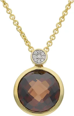 Produktbild von JuwelmaLux Anhänger 333/000 (8 Karat) Gold mit synth Zirkonia JL30-02-2655