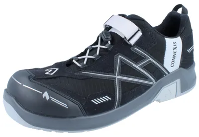 Produktbild von HAIX Connexis Safety T S1P low black/silver - Größe: UK 12