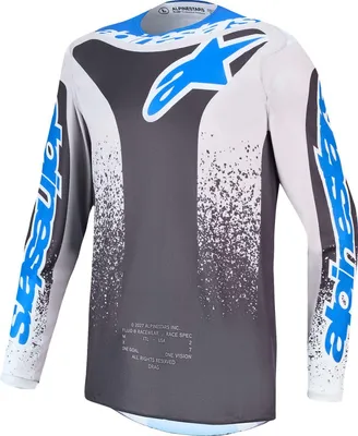 Produktbild von Alpinestars Fluid Drag Langarm-trikot Weiß,Grau 11-12 Years Kinder Weiß,Grau 11-12 Years