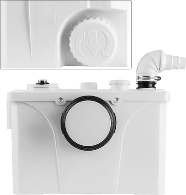 Produktbild von TolleTour Hebeanlage Fäkalienpumpe 700W Zerkleinerer Kleinhebeanlage pumpe PRO Toilette