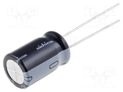 Produktbild von 5x Kondensator: elektrolytisch 220uF 63VDC Ø10x16mm THT 20% UVZ1J221MPD Elektrol