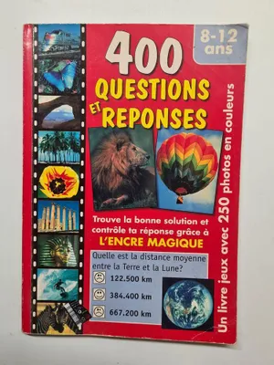 Image de 400 questions et reponses 8 - 12 ans