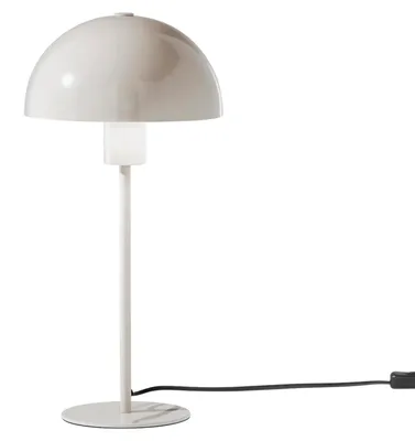 Zdjęcie produktu dla Lampa stołowa FANEUROPE Popart (beżowa) z metalową konstrukcją, średnica 20 x 40,1 cm