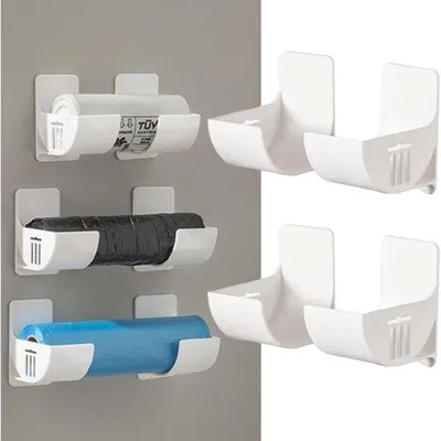 Produktbild von Keukenorganizer 8-Pack Wandgemonteerde Geschirrspülmaschinensortierer Keukenaccessoire-Organisatiesystem Keukenorganizer Wandgemountet Weiss