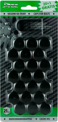 Image de Capuchons de vis 21", noir, 20 + 1 pc.