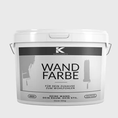 Produktbild von Kenzopaints 5Liter Wandfarbe Designfarbe Innenfarbe - Dove Wing