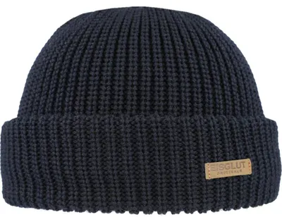 Eisglut kurze Docker Strickmütze Majorg in blau