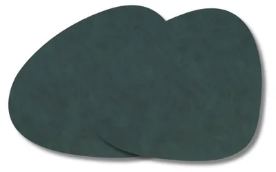 Produktbild von LIND DNA Tischset L Nupo 2-er Set Dark Green