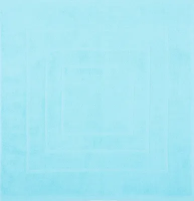 Produktbild von Betz Badvorleger 60x60 cm PALERMO Badematte Badteppich Duschvorleger 100% Baumwolle 680g/m² Farbe: türkis