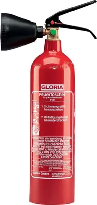 Produktbild von GLORIA Kohlendioxidfeuerlöscher KS2SBS mit Wh. 34B