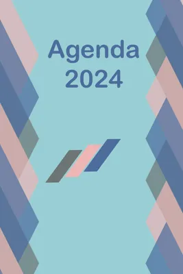 Immagine prodotto di Agenda 2024 con suddivisione per mesi e settimane