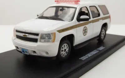 Produktbild von Greenlight Collectibles 86624 Chevrolet Tahoe 2010 weiß Absaroka County Sheriff 1:43